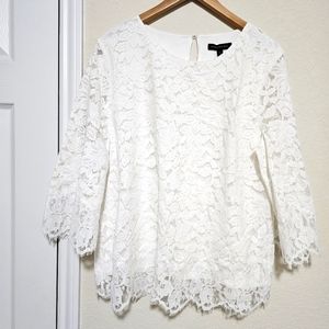 Banana Republic White Blouse XL